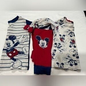 Disney Mickey Mouse Cotton Pajama Set Size 3T